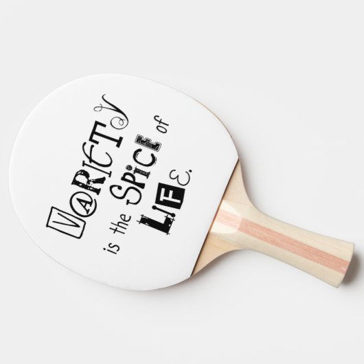 Ping Pong Paddle Variety Spice of Life Tafeltennisbatje (Zijkant)