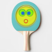 Ping Pong paddle - Verondersteld zonnegezicht Tafeltennisbatje (Voorkant)