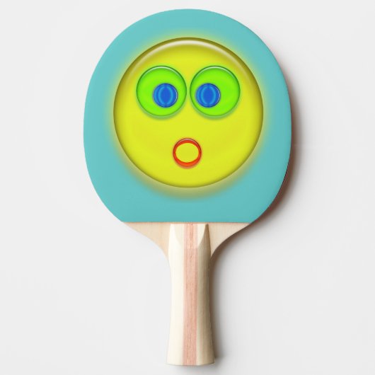 Ping Pong paddle - Verondersteld zonnegezicht Tafeltennisbatje (Voorkant)