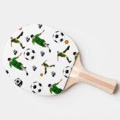 Ping Pong Paddle Voetbal Sport Tafeltennisbatje (Zijkant)