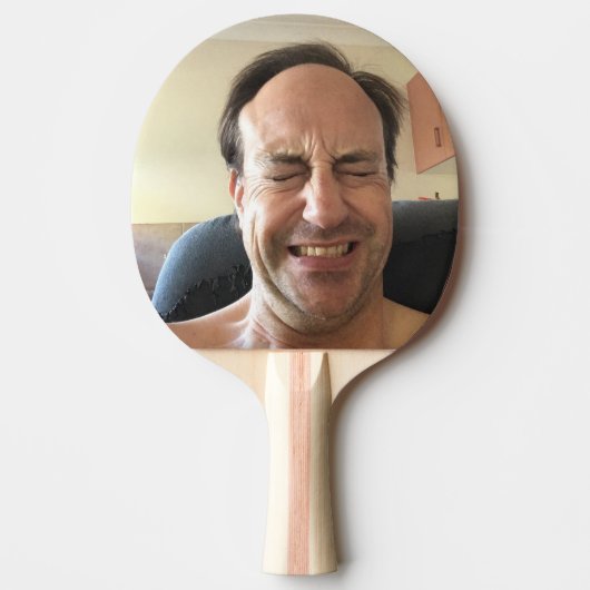 Ping Pong Paddle voor lacht. Tafeltennisbatje (Voorkant)
