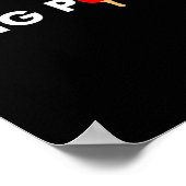 Ping Pong Paddle voor Tennis van de Lijst Poster (Hoek)