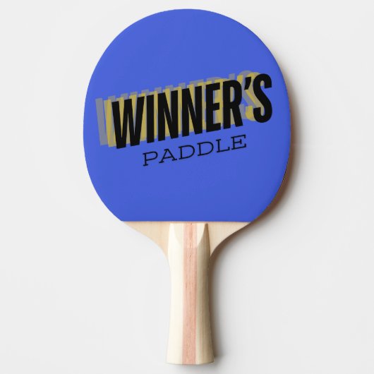 Ping Pong Paddle voor winnaars Tafeltennisbatje (Voorkant)