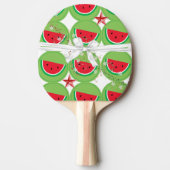 Ping Pong Paddle Watermeloen Wit Lint Tafeltennisbatje (Voorkant)