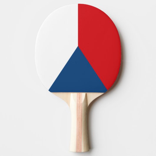 Ping pong paddle with Flag of Czechia Tafeltennisbatje (Voorkant)