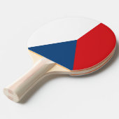 Ping pong paddle with Flag of Czechia Tafeltennisbatje (Voorkant Gekanteld)