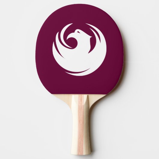 Ping pong paddle with Flag of Phoenix City Tafeltennisbatje (Achterkant)
