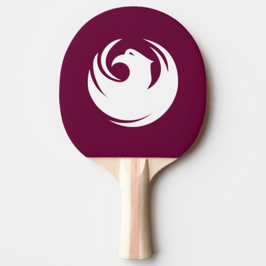 Ping pong paddle with Flag of Phoenix City Tafeltennisbatje (Voorkant)