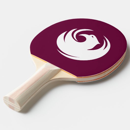 Ping pong paddle with Flag of Phoenix City Tafeltennisbatje (Voorkant Gekanteld)