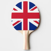 Ping pong paddle with Flag of United Kingdom Tafeltennisbatje (Achterkant)
