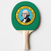 Ping pong paddle with Flag of Washington, VS Tafeltennisbatje (Achterkant)