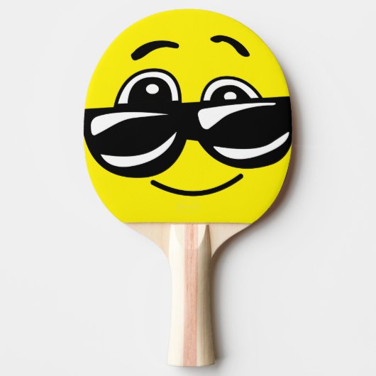Ping-Pong Paddle with Smile Face - HAMbWG Tafeltennisbatje (Voorkant)