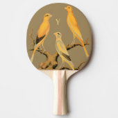 Ping Pong Paddle – Yorkshire Canaries Design Tafeltennisbatje (Voorkant)