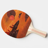 Ping Pong Paddle "Zee of Fire" Tafeltennisbatje (Zijkant)