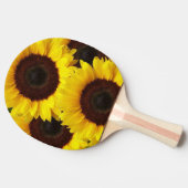 Ping Pong Paddle Zonnebloem Bloemen Natuur Tafeltennisbatje (Zijkant)