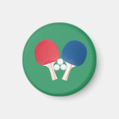 Ping Pong Paddles en Balls Magneet (Voorkant)
