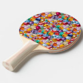 Ping Pong PaddleS PingPONG Beide Prints Tafeltennisbatje (Voorkant Gekanteld)