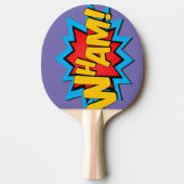 Ping Pong Paddles - Wham en Ka-Pow Tafeltennisbatje (Voorkant)