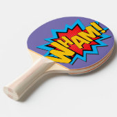 Ping Pong Paddles - Wham en Ka-Pow Tafeltennisbatje (Voorkant Gekanteld)