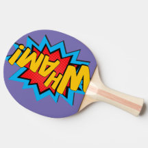 Ping Pong Paddles - Wham en Ka-Pow