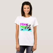 Ping-Pong Panda T-shirt (Voorkant volledig)