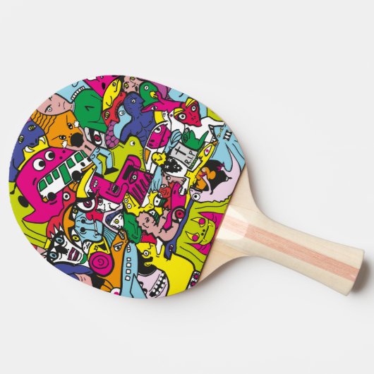 Ping Pong Part-Take Tafeltennisbatje (Zijkant)