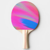 Ping-Pong-peddel - Kleurgolven roze - HAMbyWG Tafeltennisbatje (Voorkant)