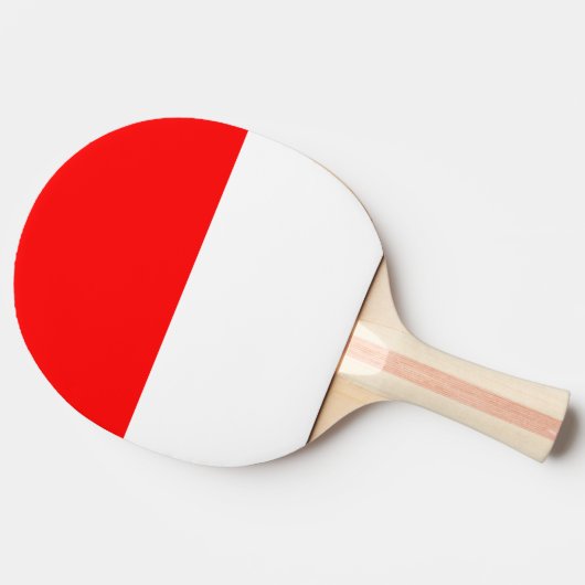 Ping pong peddel met de vlag van Indonesië Tafeltennisbatje (Zijkant)
