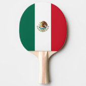 Ping pong peddel met de vlag van Mexico Tafeltennisbatje (Voorkant)