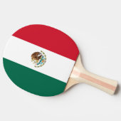 Ping pong peddel met de vlag van Mexico Tafeltennisbatje (Zijkant)