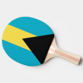 Ping pong peddel met vlag van Bahama's Tafeltennisbatje (Zijkant)