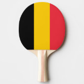 Ping pong peddel met vlag van België Tafeltennisbatje (Voorkant)