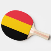 Ping pong peddel met vlag van België Tafeltennisbatje (Zijkant)