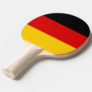Ping pong peddel met vlag van Duitsland Tafeltennisbatje
