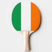 Ping pong peddel met vlag van Ierland Tafeltennisbatje (Achterkant)