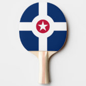 Ping pong peddel met vlag van Indianapolis Tafeltennisbatje (Achterkant)