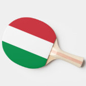 Ping pong peddel met vlag van Italië Tafeltennisbatje (Zijkant)