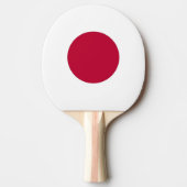 Ping pong peddel met vlag van Japan Tafeltennisbatje (Voorkant)