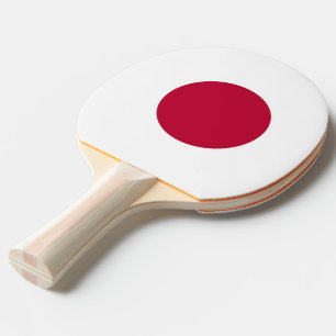 Ping pong peddel met vlag van Japan Tafeltennisbatje