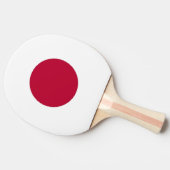 Ping pong peddel met vlag van Japan Tafeltennisbatje (Zijkant)
