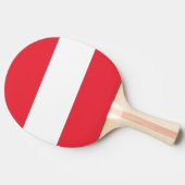 Ping pong peddel met vlag van Oostenrijk Tafeltennisbatje (Zijkant)