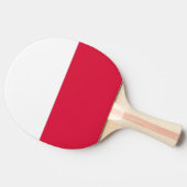 Ping pong peddel met vlag van Polen Tafeltennisbatje (Zijkant)