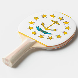 Ping pong peddel met vlag van Rhode Island, Vereni Tafeltennisbatje