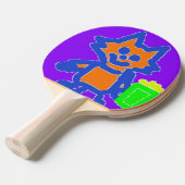 Ping pong peddel popcorn anime stijl tafeltennisbatje (Voorkant Gekanteld)