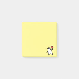 Ping-pong penguin post-it® notes