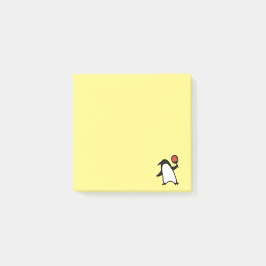 Ping-pong penguin post-it® notes (Voorkant)