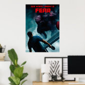 Ping Pong Posters: Angst Poster (Thuiskantoor)