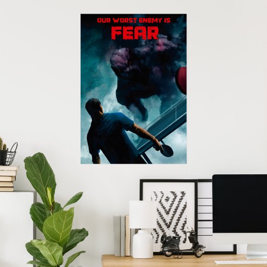 Ping Pong Posters: Angst Poster (Thuiskantoor)