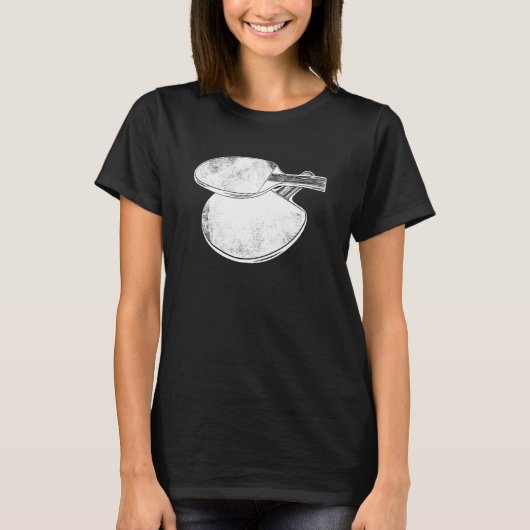 Ping Pong Power Table Tennis Bat 2 T-shirt (Voorkant)