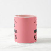 Ping Pong Queen Name gepersonaliseerd Mok (Midden)